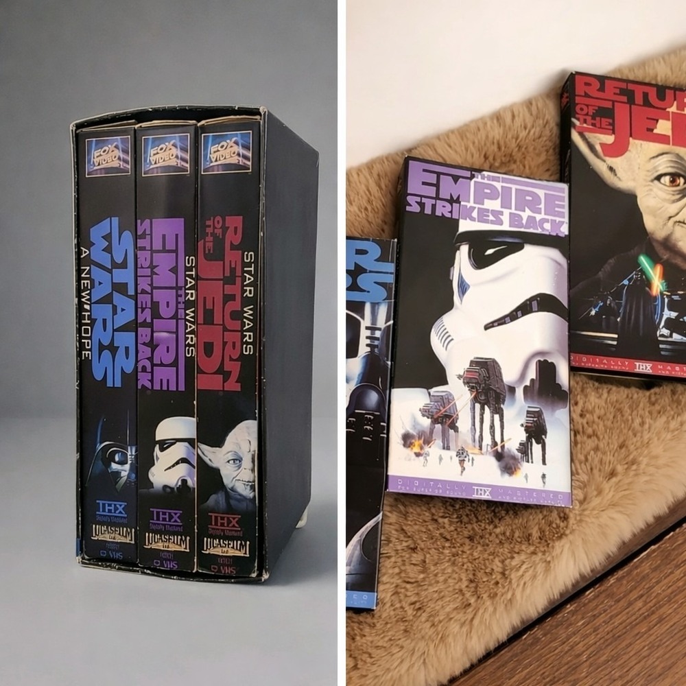 Star Wars Original Trilogy VHS THX 1995 Fox Video Vintage Set Digitally Mastered